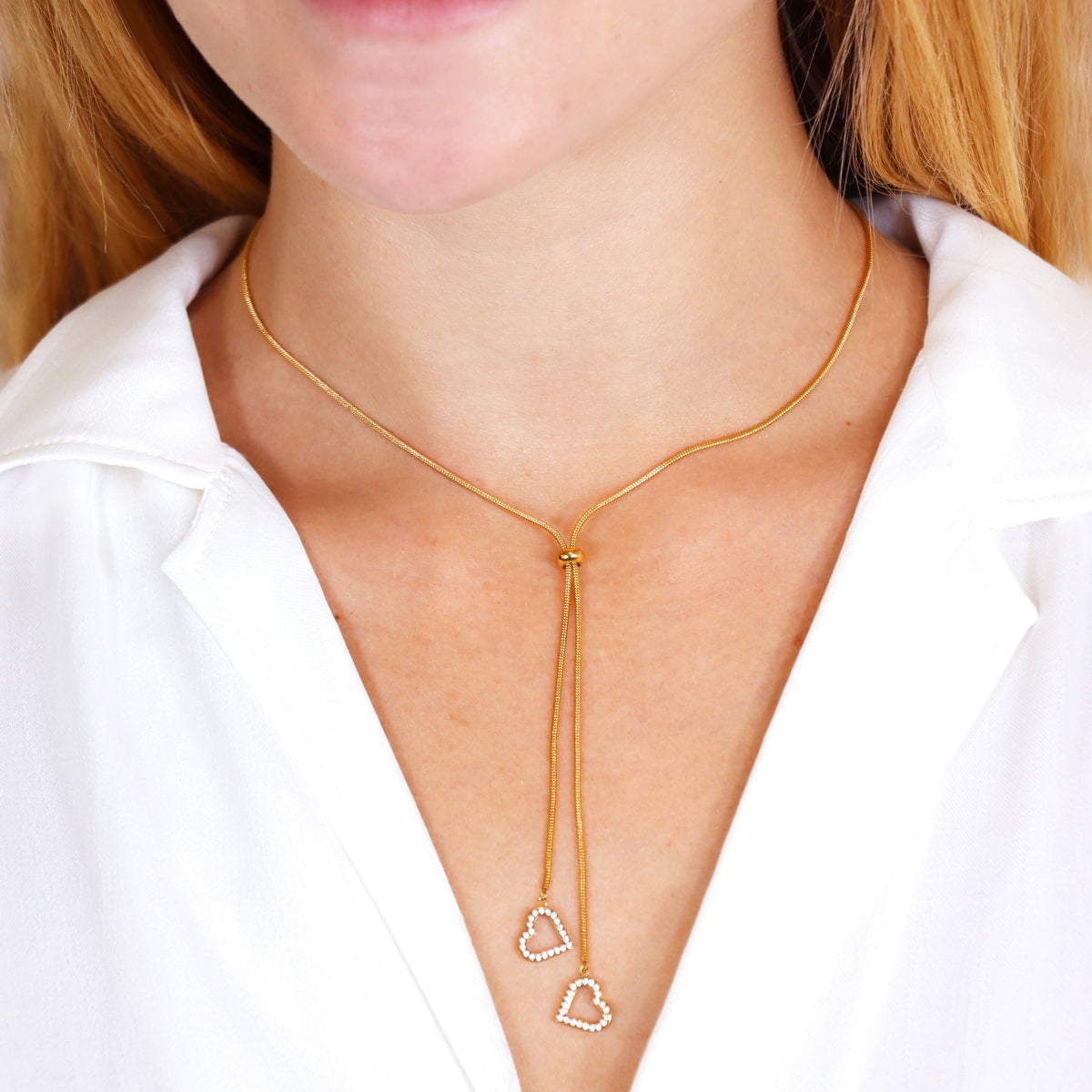 Collar Infinity Love Dorado Anartxy