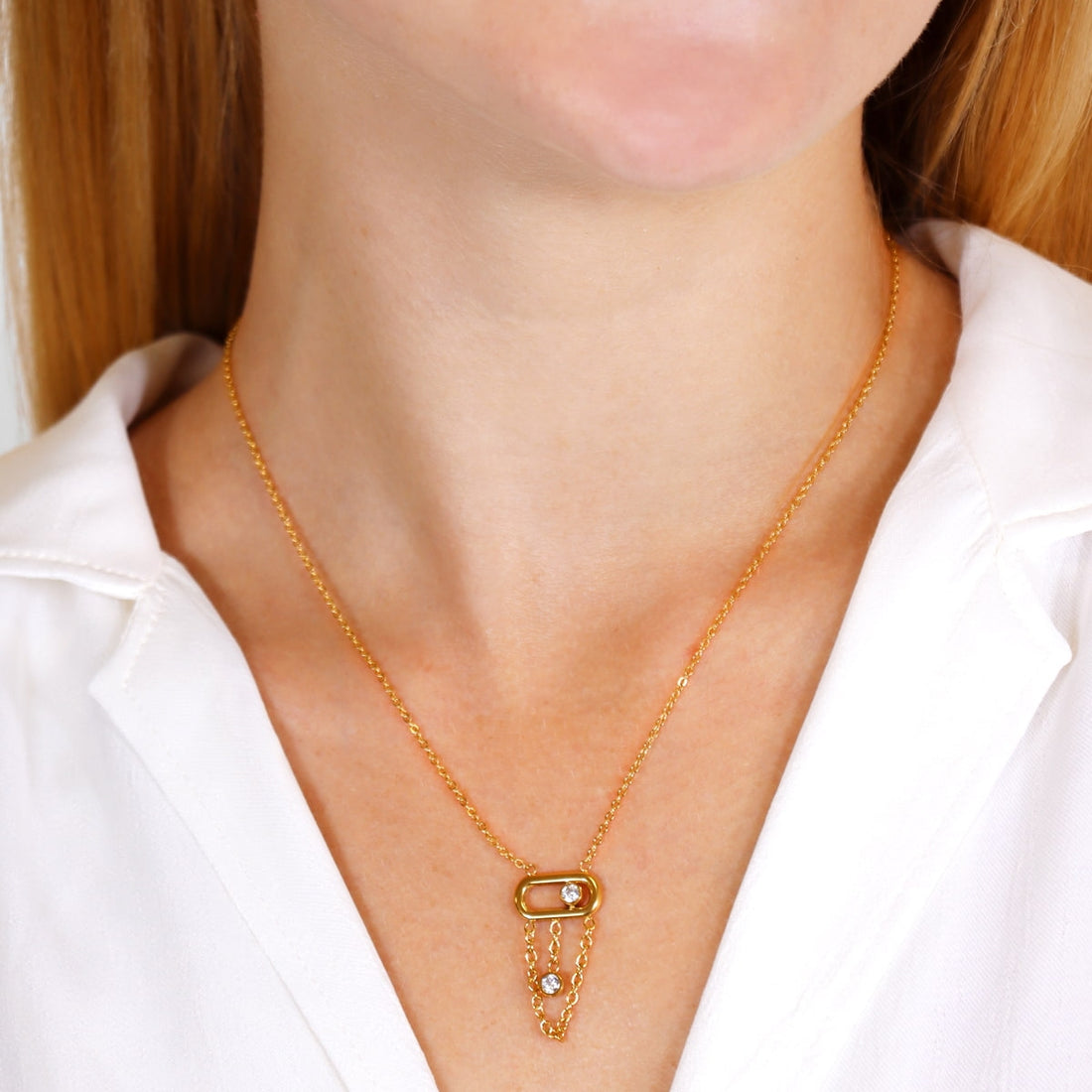 Collar Infinity Radiant Dorado Anartxy