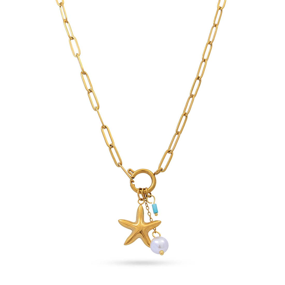 Collar Tide Spiral Dorado Anartxy