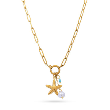 Collar Tide Spiral Dorado Anartxy