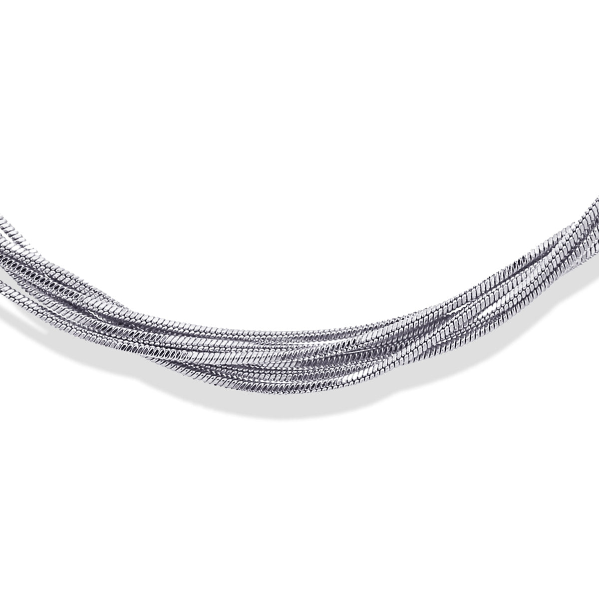 Collar Summer Essentials Strings Plateado Anartxy