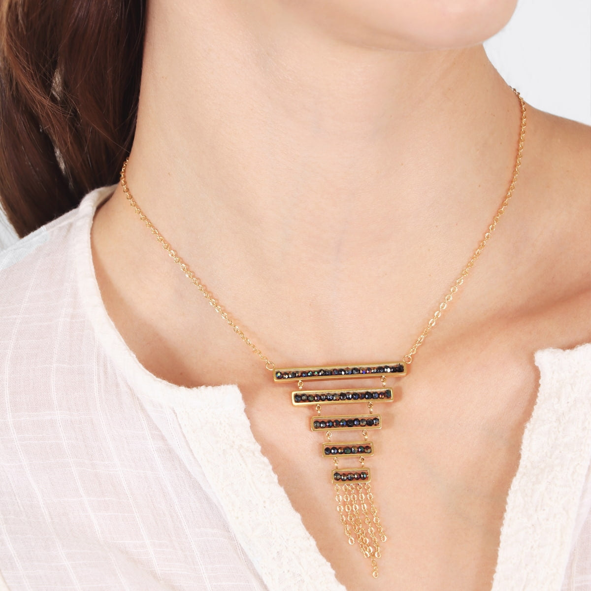 Collar Levity Glimmer Negro Anartxy