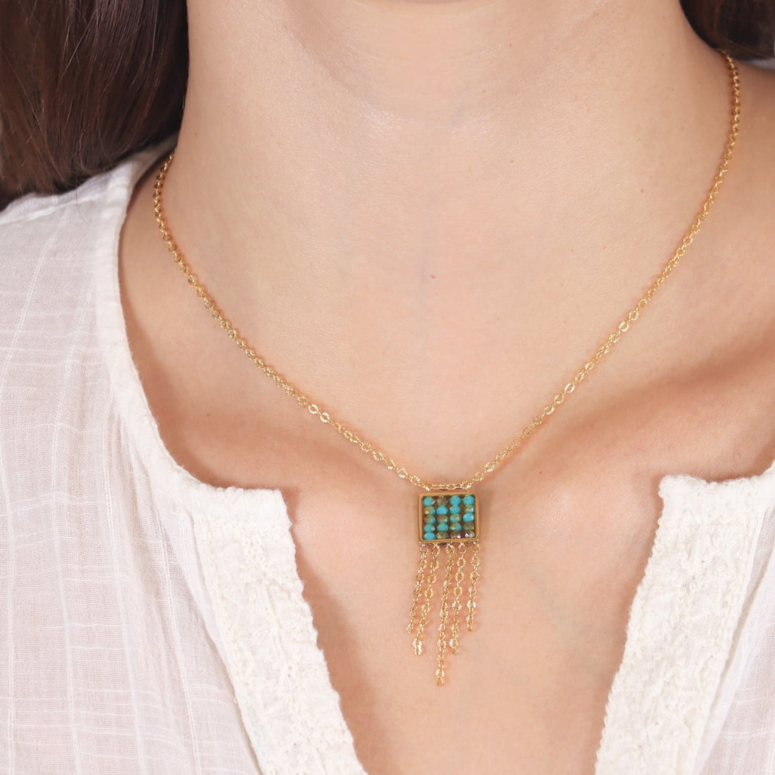 Collar Levity Twinkle Turquesa Anartxy