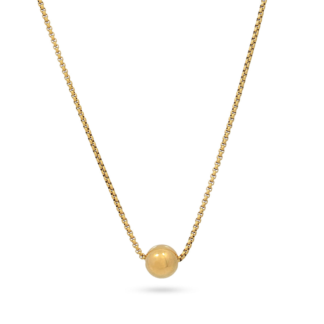 Collar Orbit Sphere Dorado Anartxy