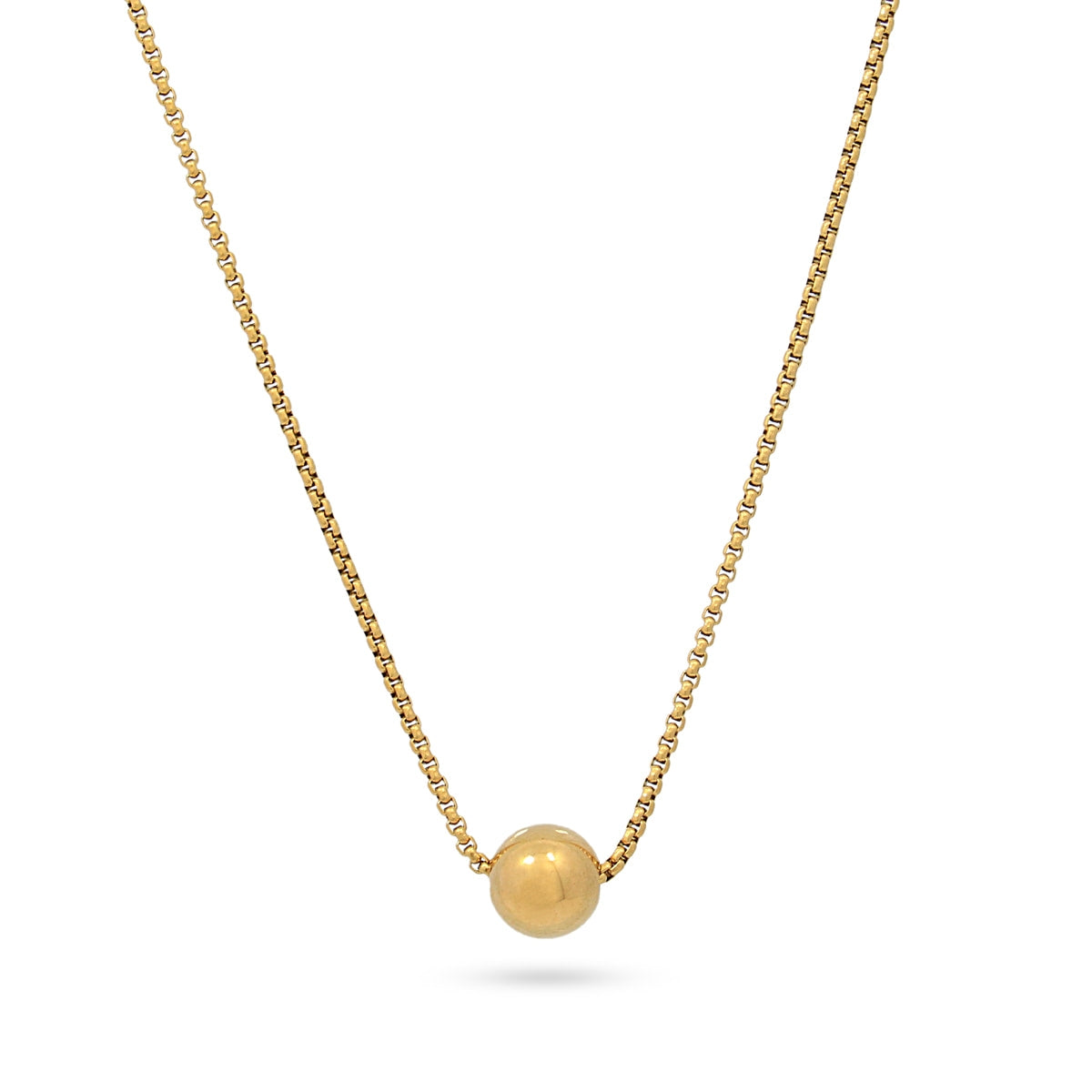 Collar Orbit Sphere Dorado Anartxy