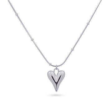 Collar Summer Essentials Valentines Crush Plateado Anartxy