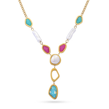 Collar Aqua Current Dorado Anartxy
