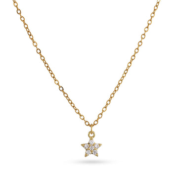 Collar Charming Star Dorado Anartxy