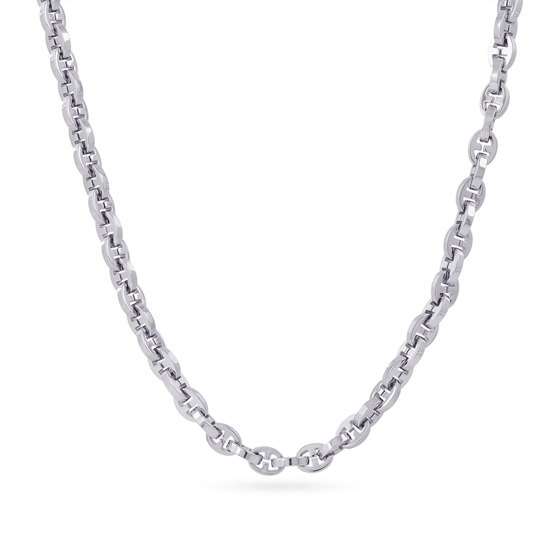 Collar Man Anvil Plateado Anartxy