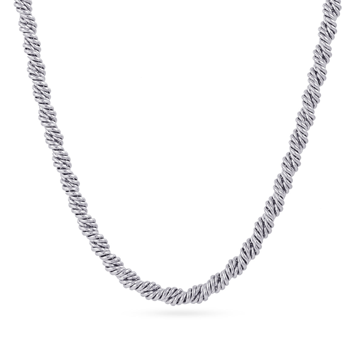 Collar Man Dominion Plateado Anartxy