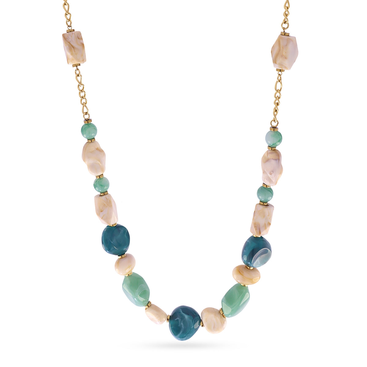 Collar Marbles Brezza Turquesa Anartxy