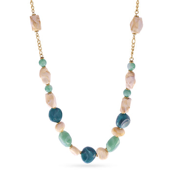 Collar Marbles Brezza Turquesa Anartxy