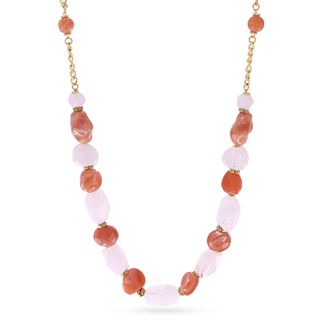 Collar Marbles Fiorile Rosa Anartxy