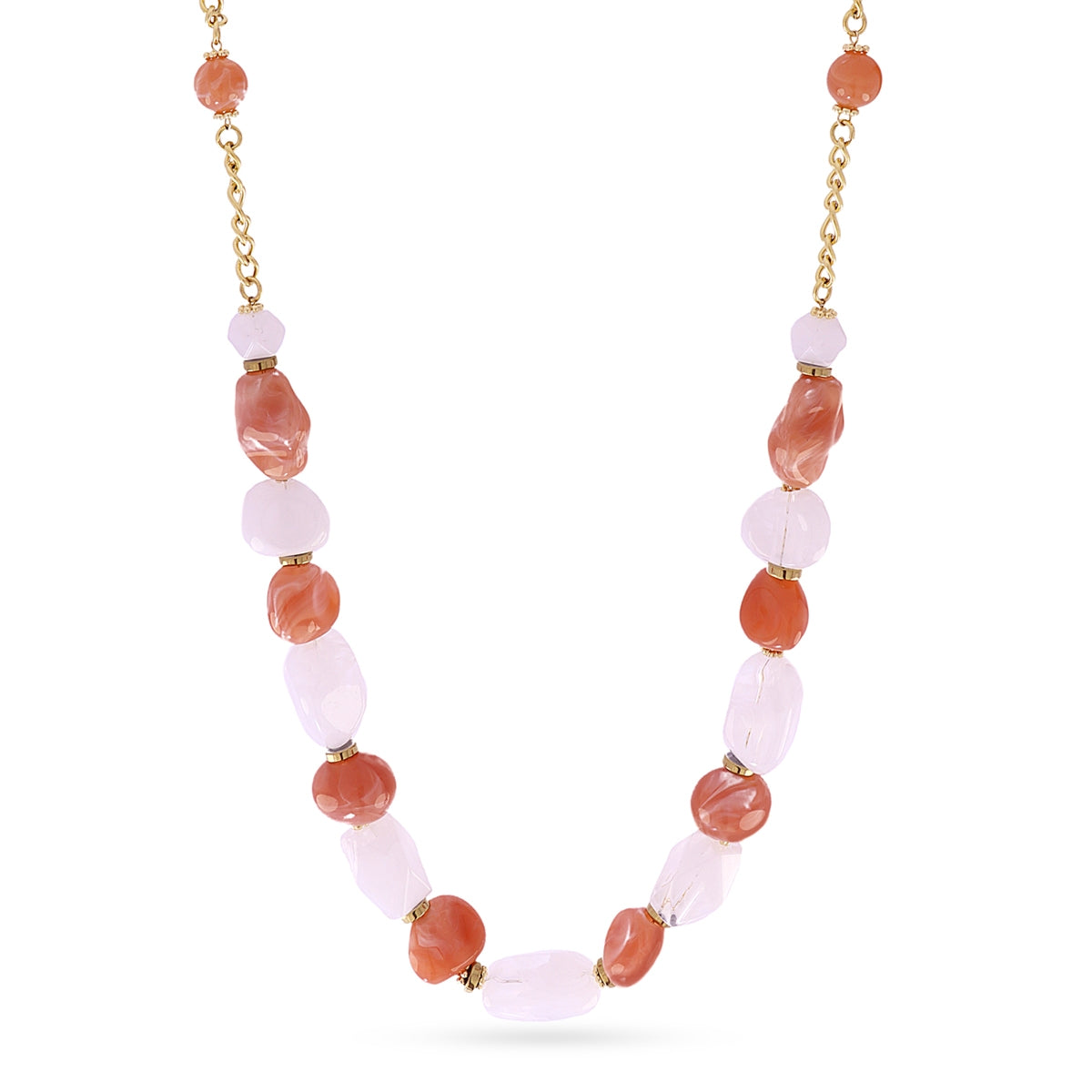Collar Marbles Fiorile Rosa Anartxy