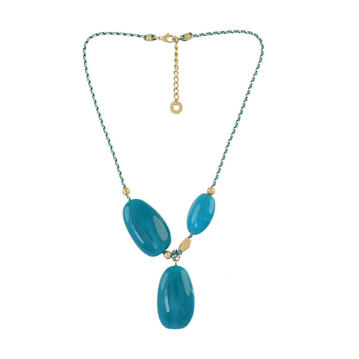 Collar Marbles Minyx Turquesa Anartxy
