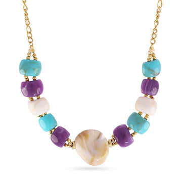 Collar Marbles Murmur Morado Anartxy