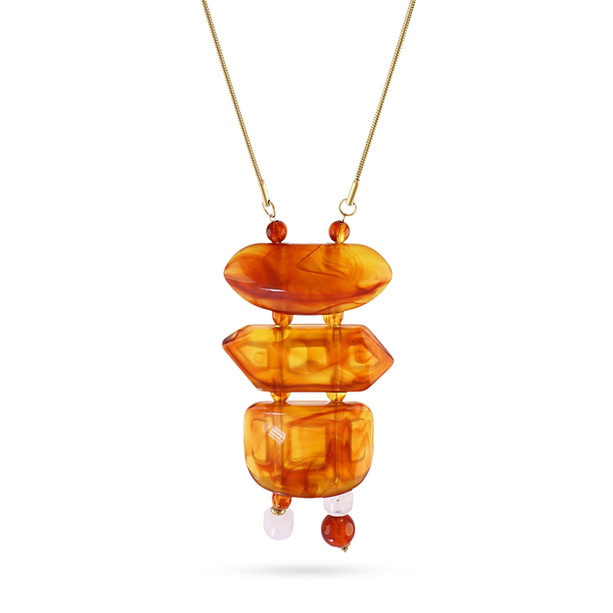 Collar Marbles Muse Naranja Anartxy