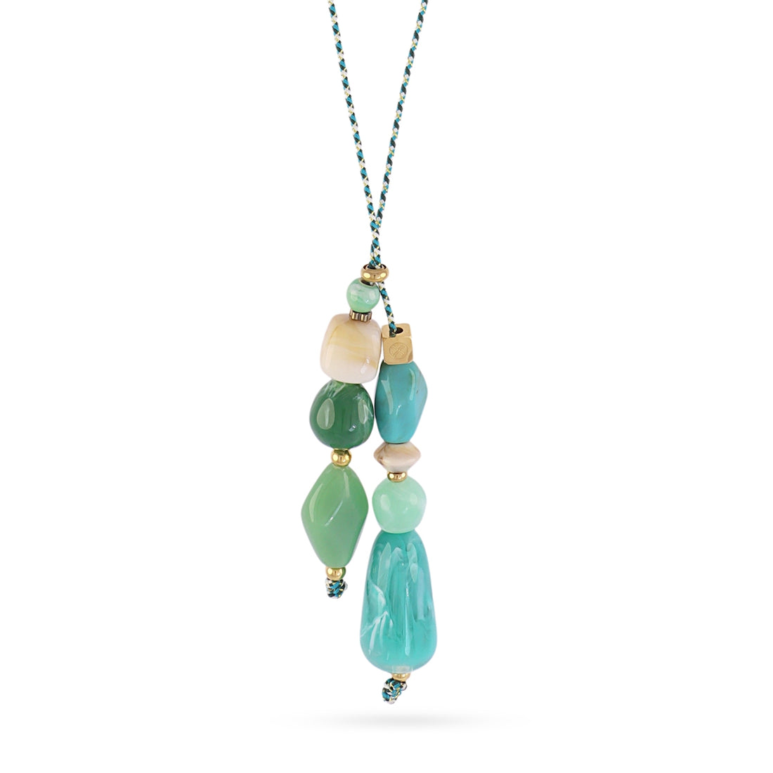 Collar Marbles Noyra Turquesa Anartxy
