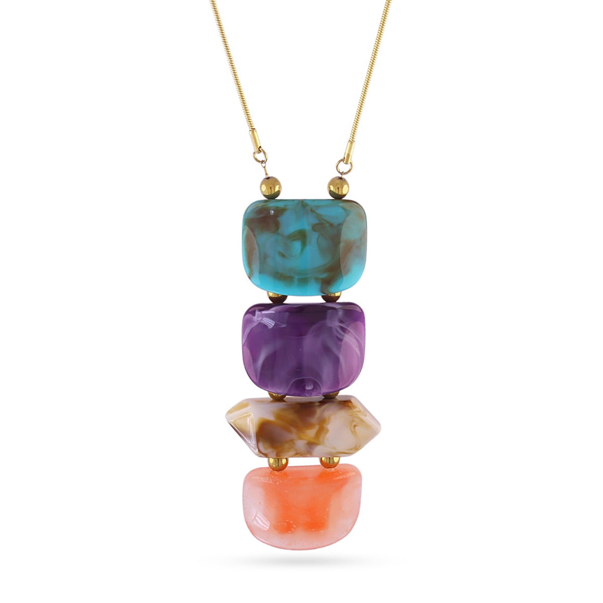 Collar Marbles Sabbia Morado Anartxy