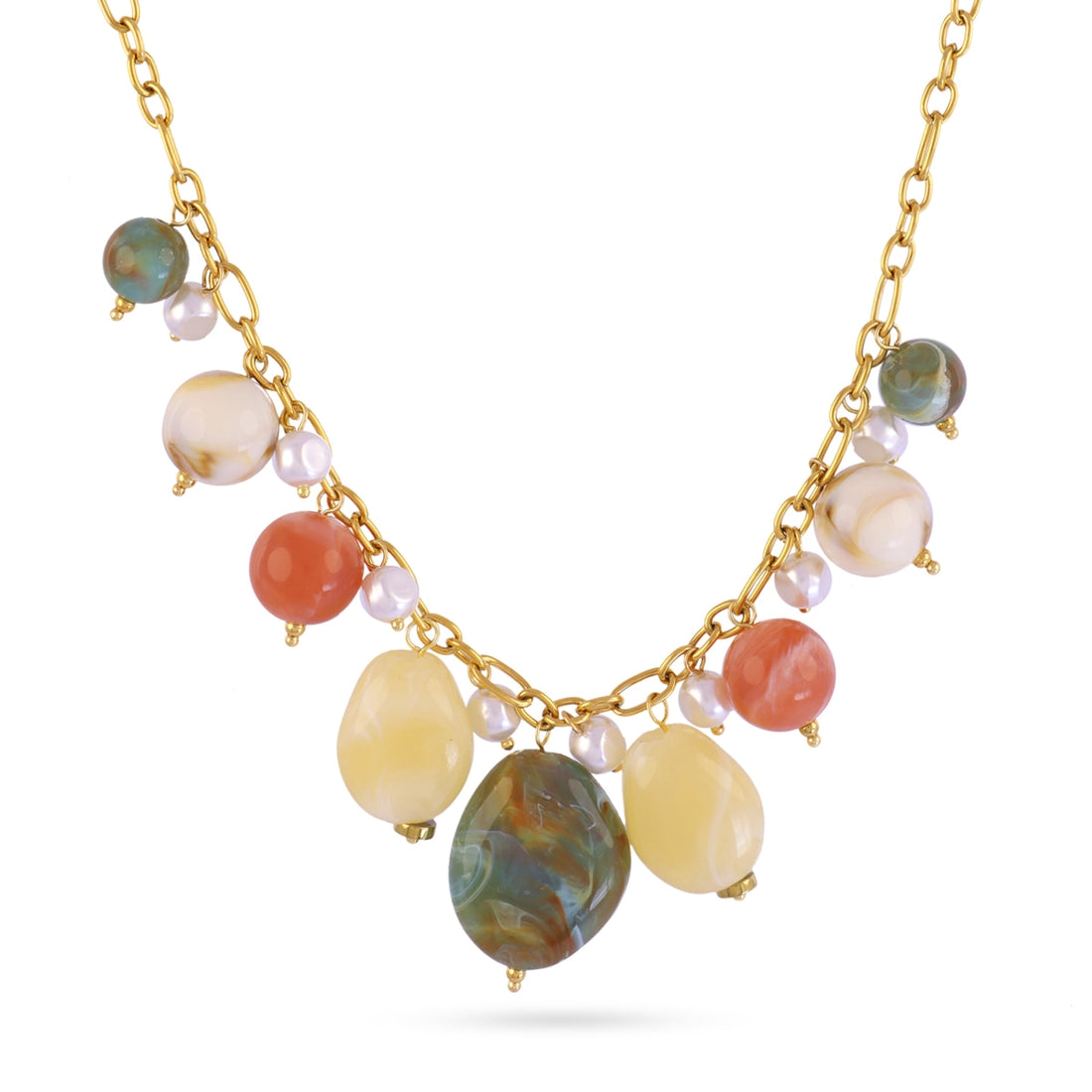 Collar Marbles Tempo Turquesa Anartxy