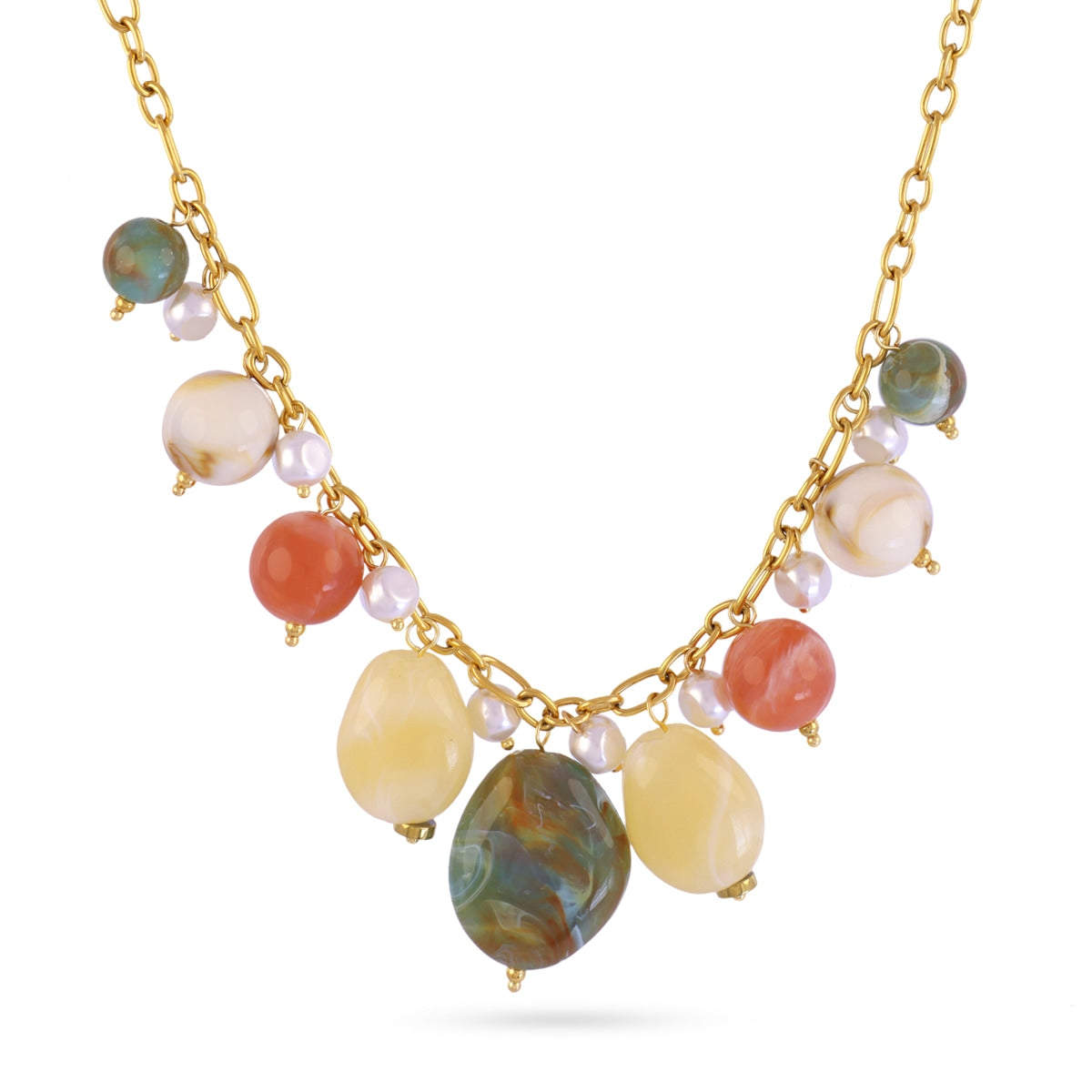 Collar Marbles Tempo Turquesa Anartxy