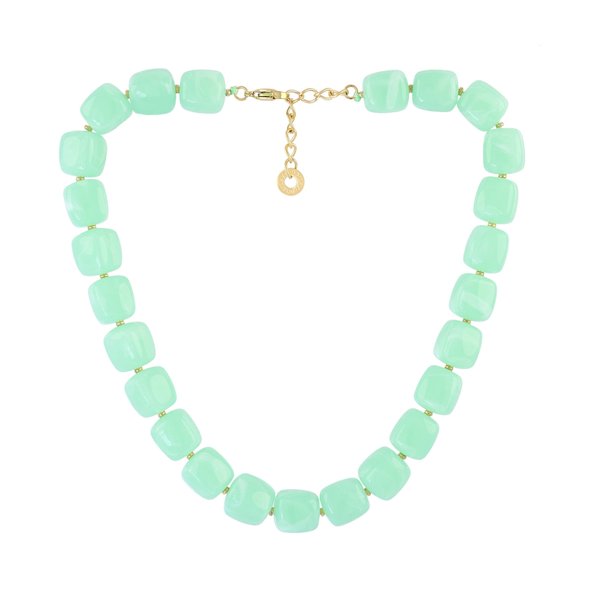 Collar Marbles Veina Verde Anartxy