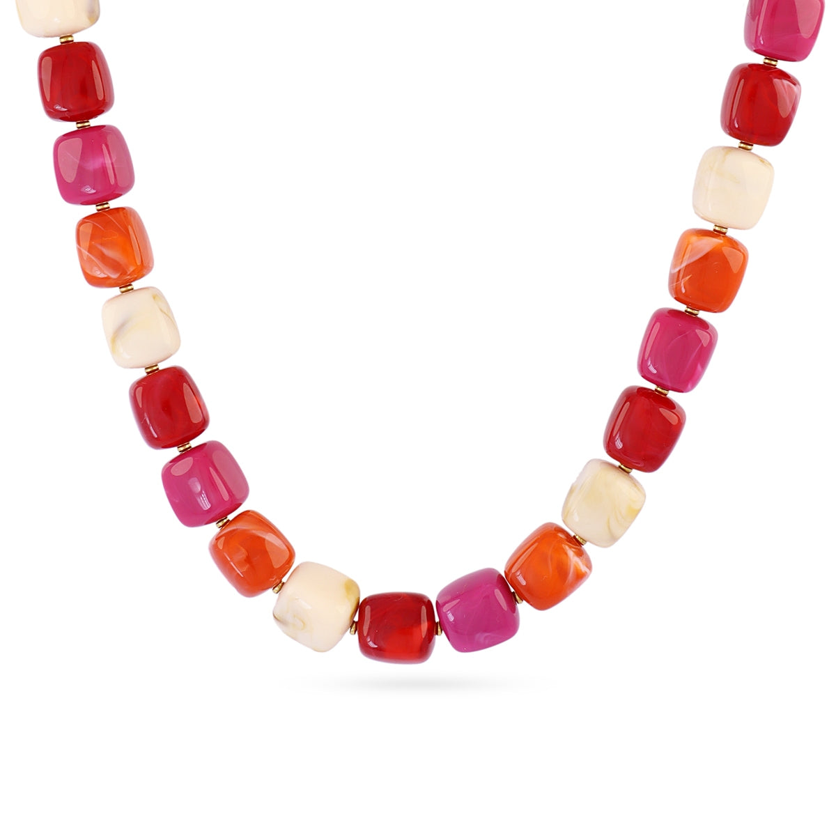 Collar Marbles Veina Rojo Anartxy