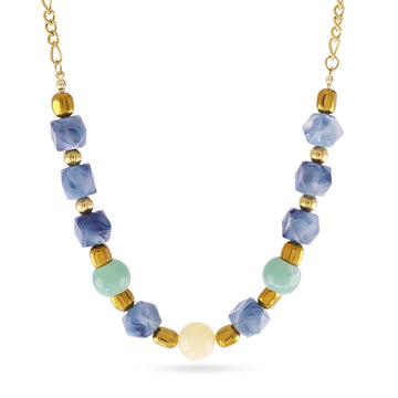Collar Marbles Veya Azul Anartxy