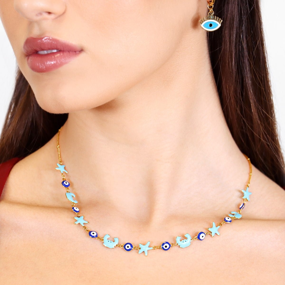 Collar Mati Alvin Turquesa Anartxy