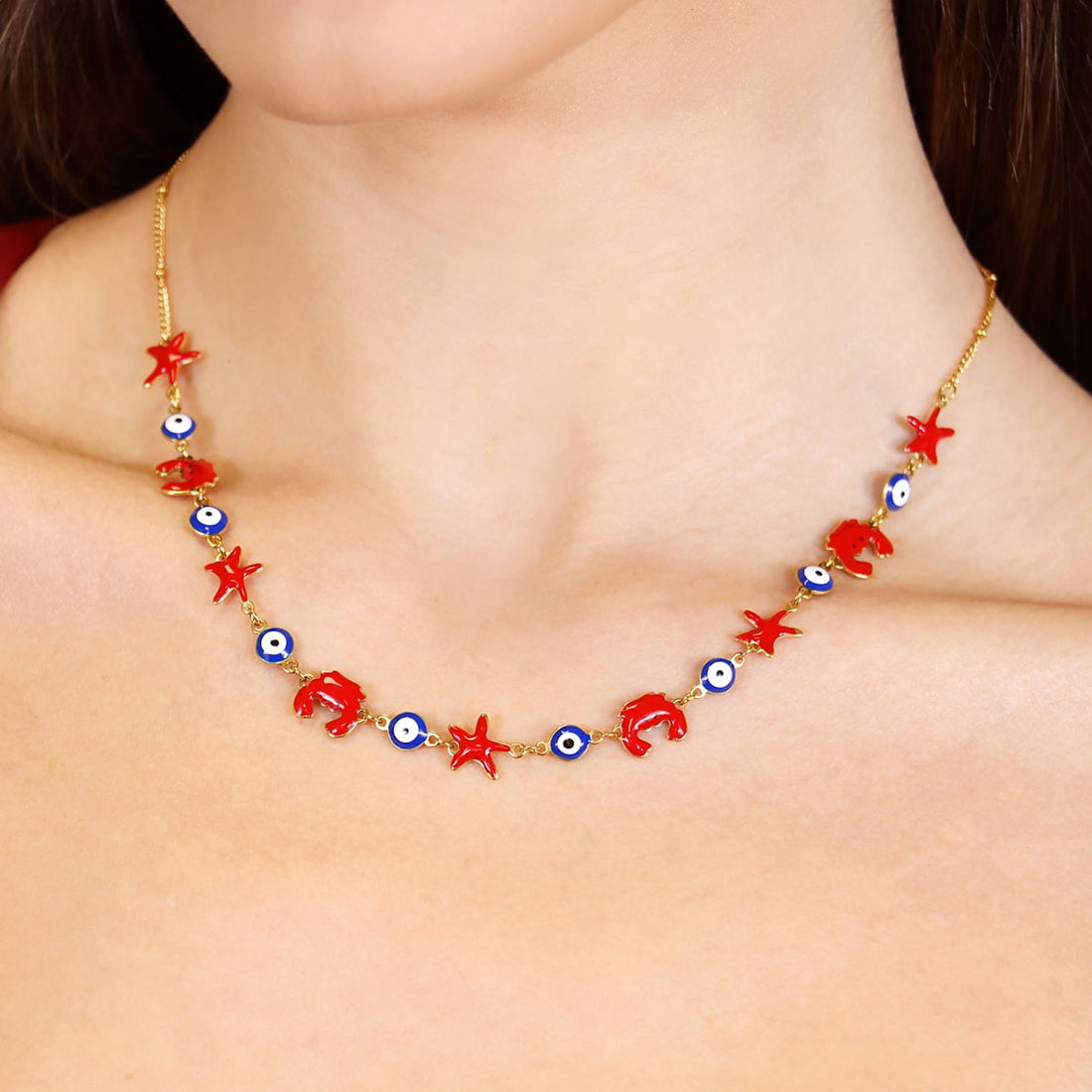 Collar Mati Alvin Rojo Anartxy