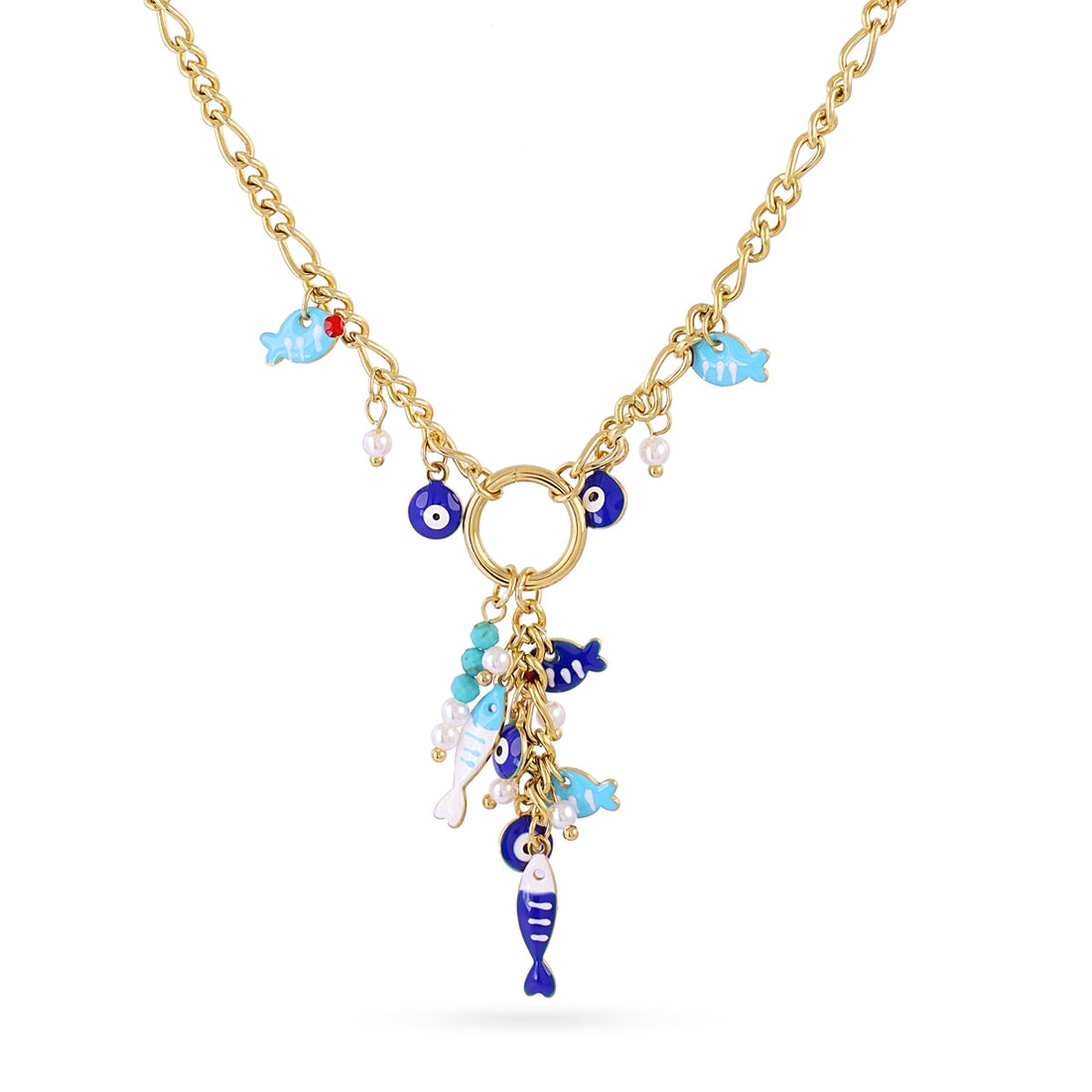 Collar Mati Elif Dorado Anartxy