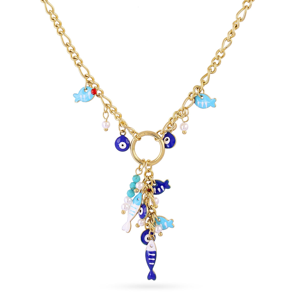 Collar Mati Elif Dorado Anartxy