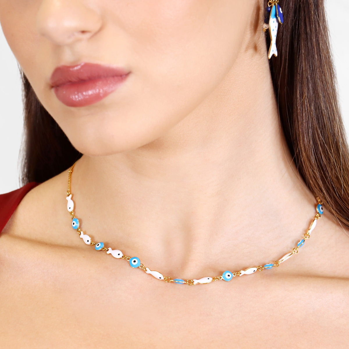 Collar Mati Emira Blanco Anartxy