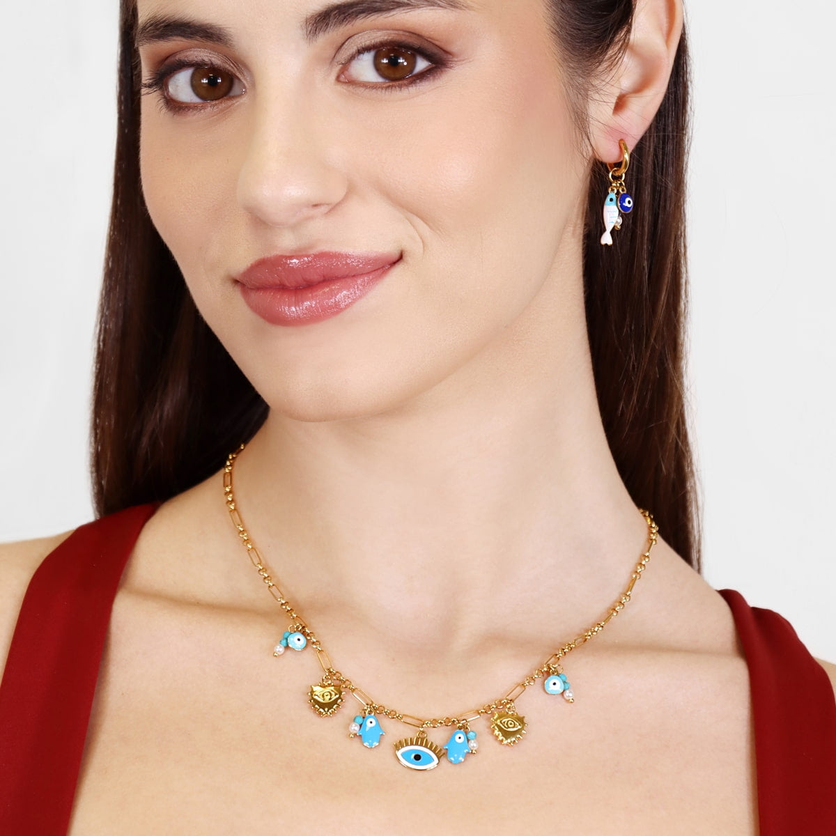 Collar Mati Sera Dorado Anartxy