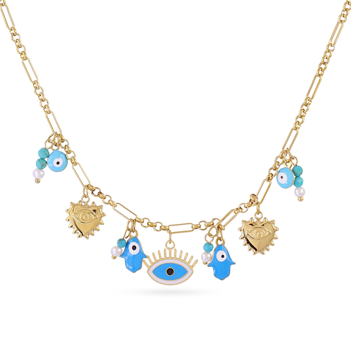 Collar Mati Sera Dorado Anartxy