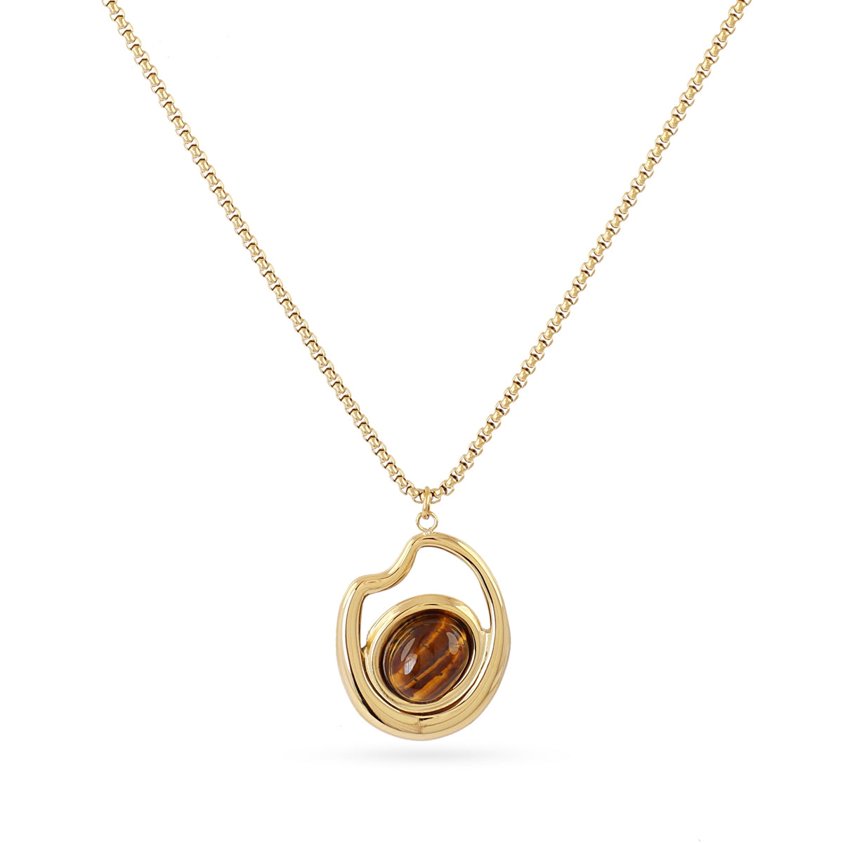 Collar Mirage piedra Café Anartxy