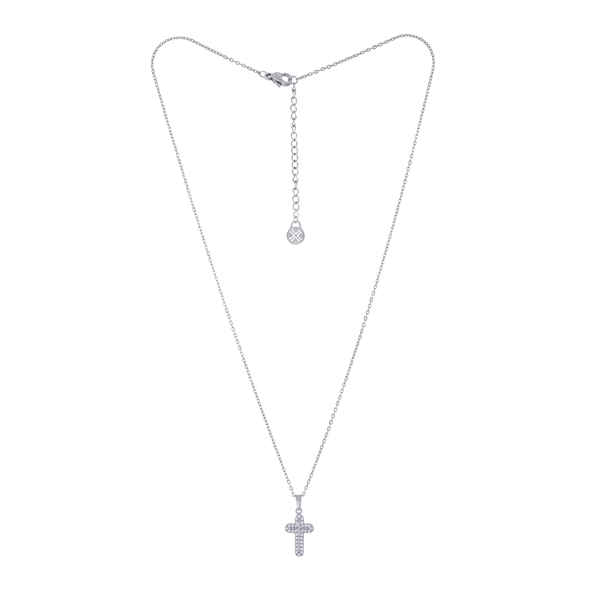 Collar Mystic Croce Plateado Anartxy