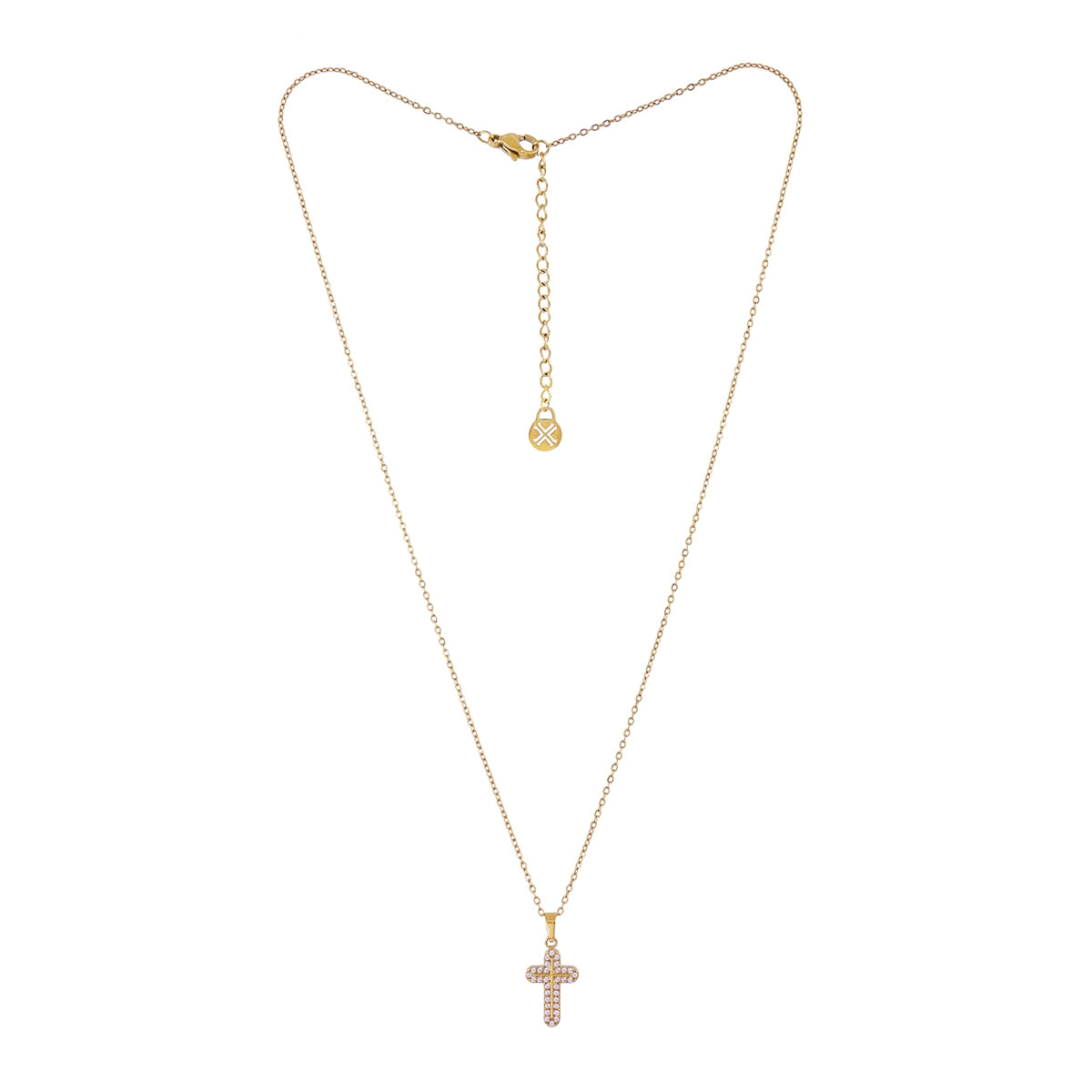 Collar Mystic Croce Plateado Anartxy