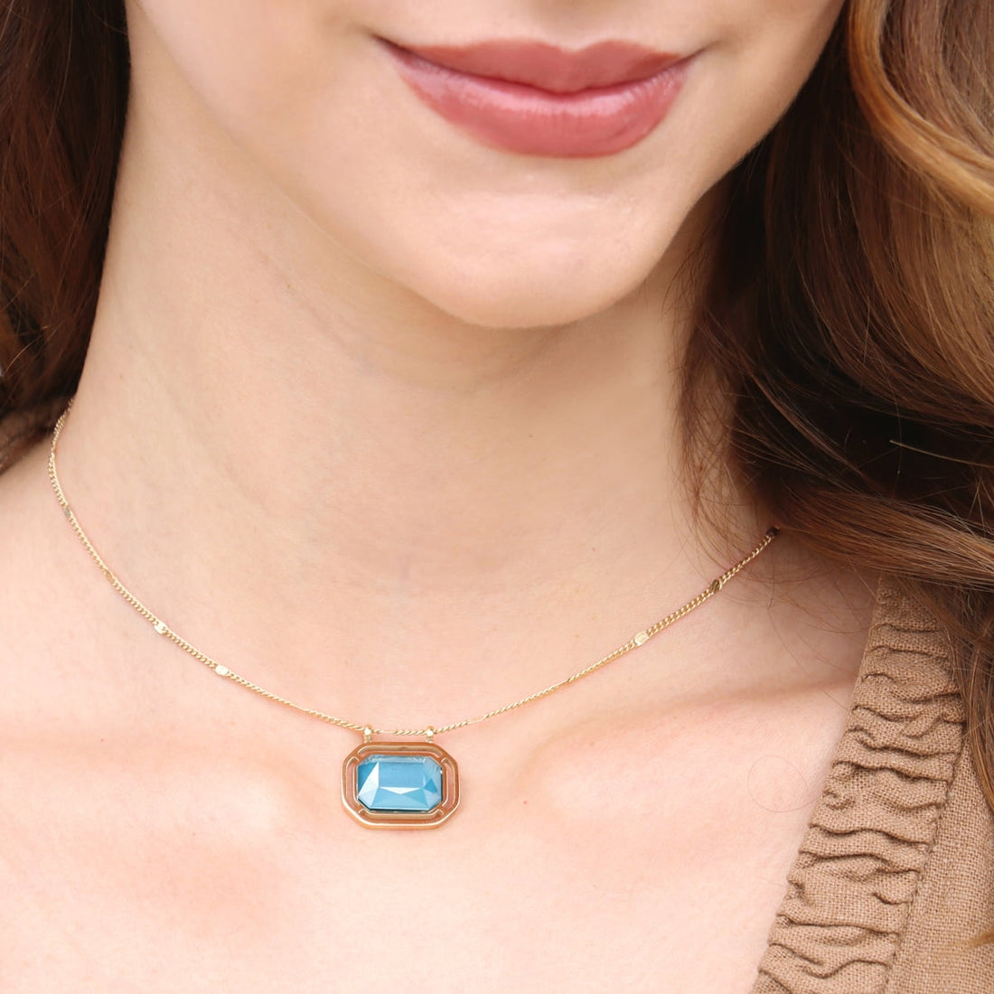 Collar Pixels Flarelle Azul Anartxy