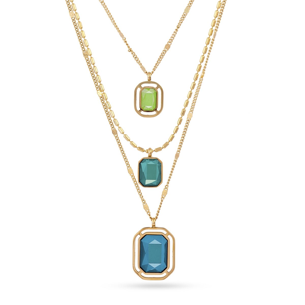 Collar Pixels Glowd Azul Anartxy