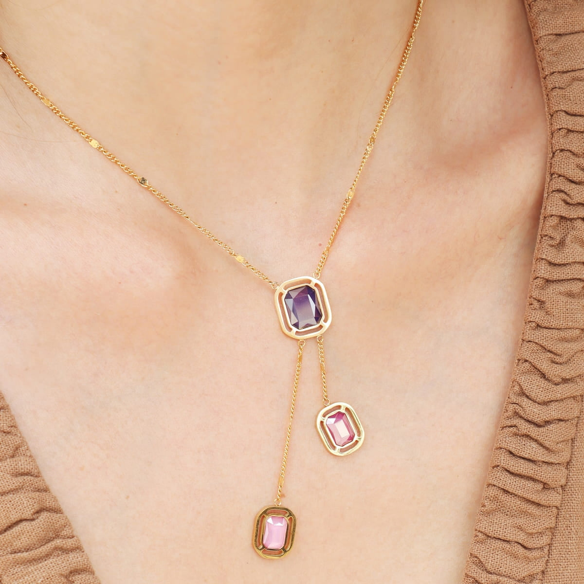 Collar Pixels Lunitha Rosa Anartxy