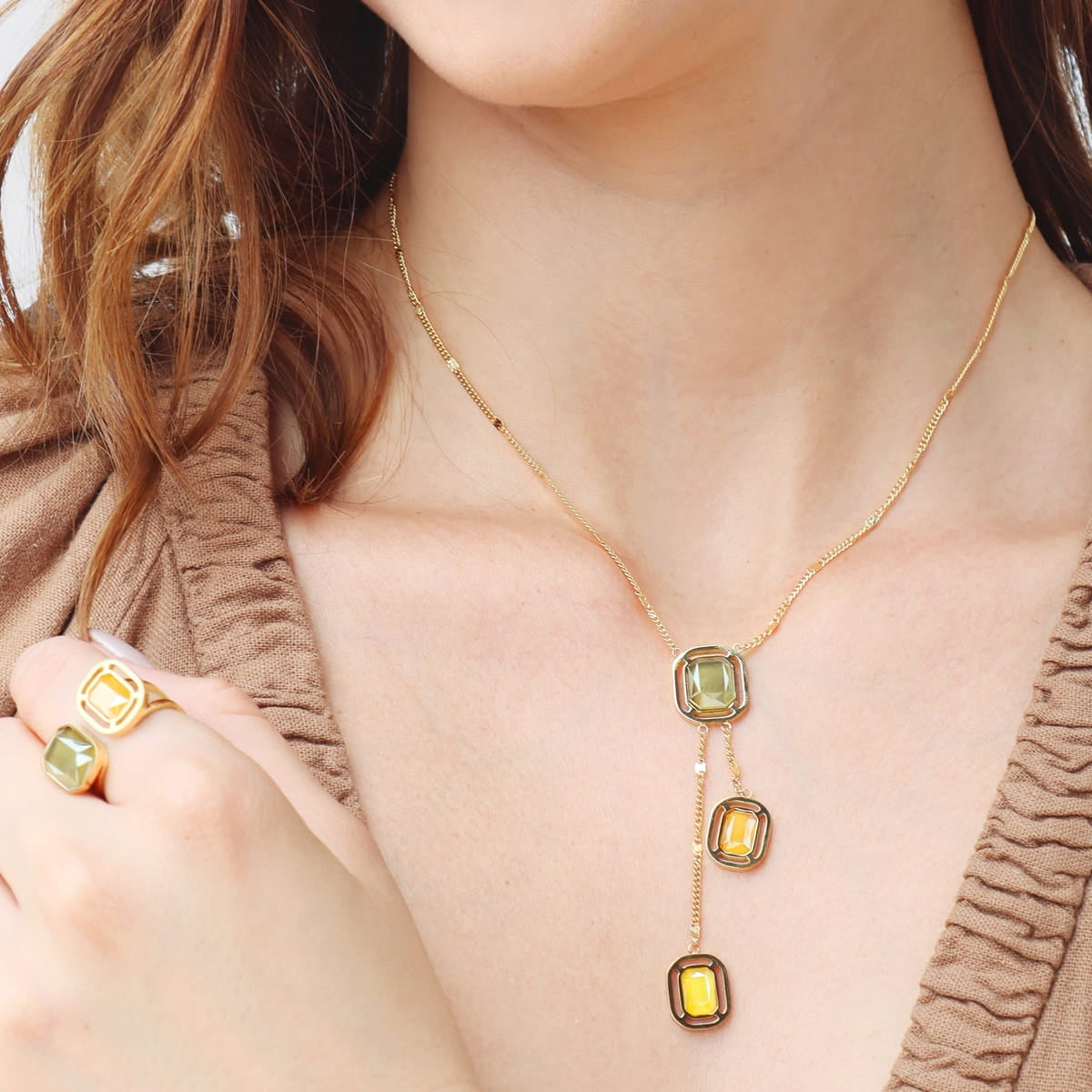 Collar Pixels Lunitha Amarillo Anartxy