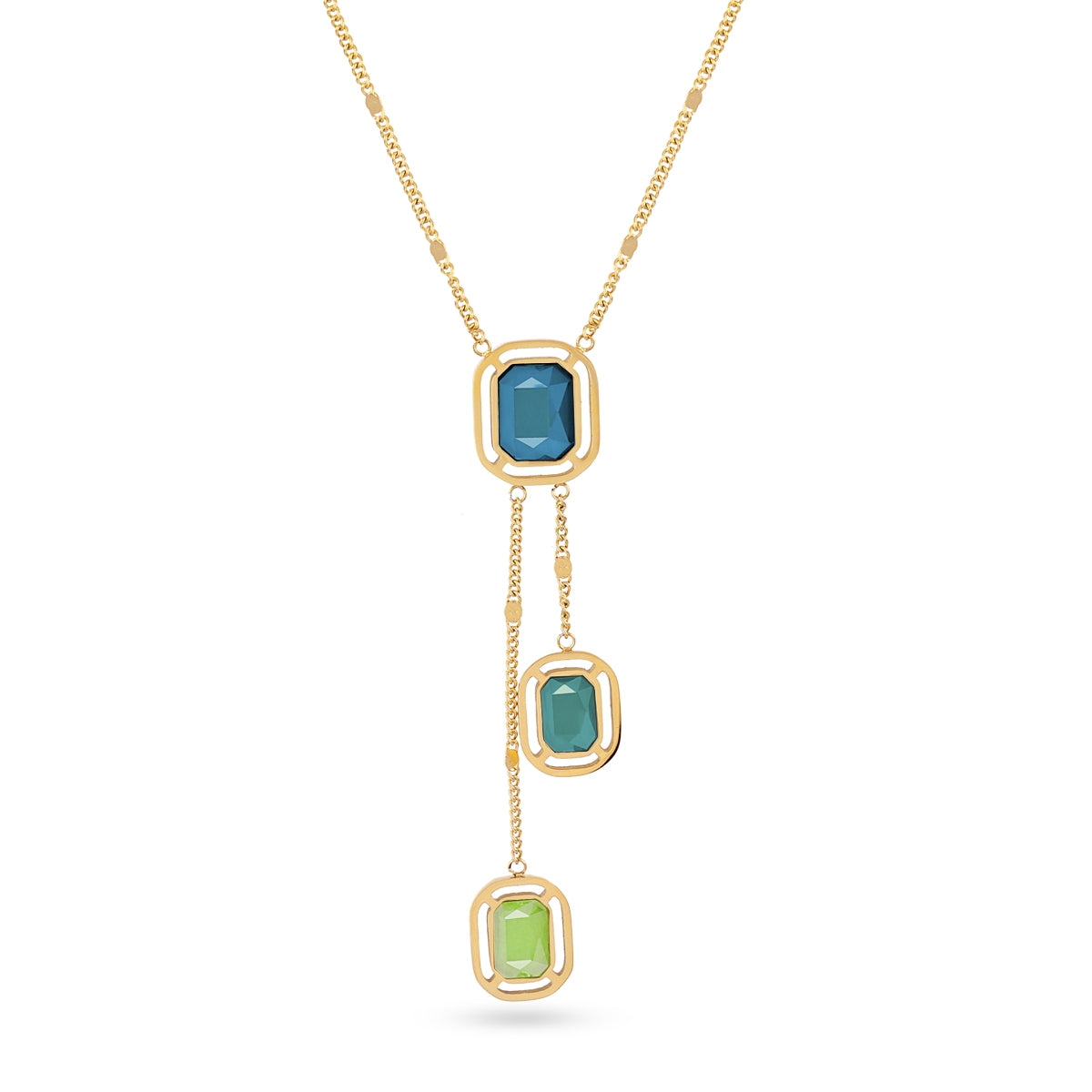 Collar Pixels Lunitha Azul Anartxy