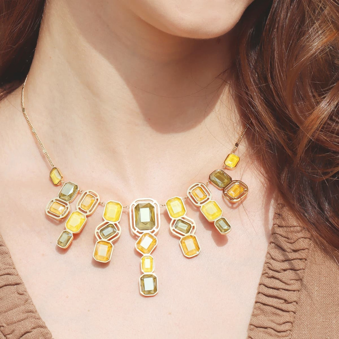Collar Pixels Sienna Amarillo Anartxy
