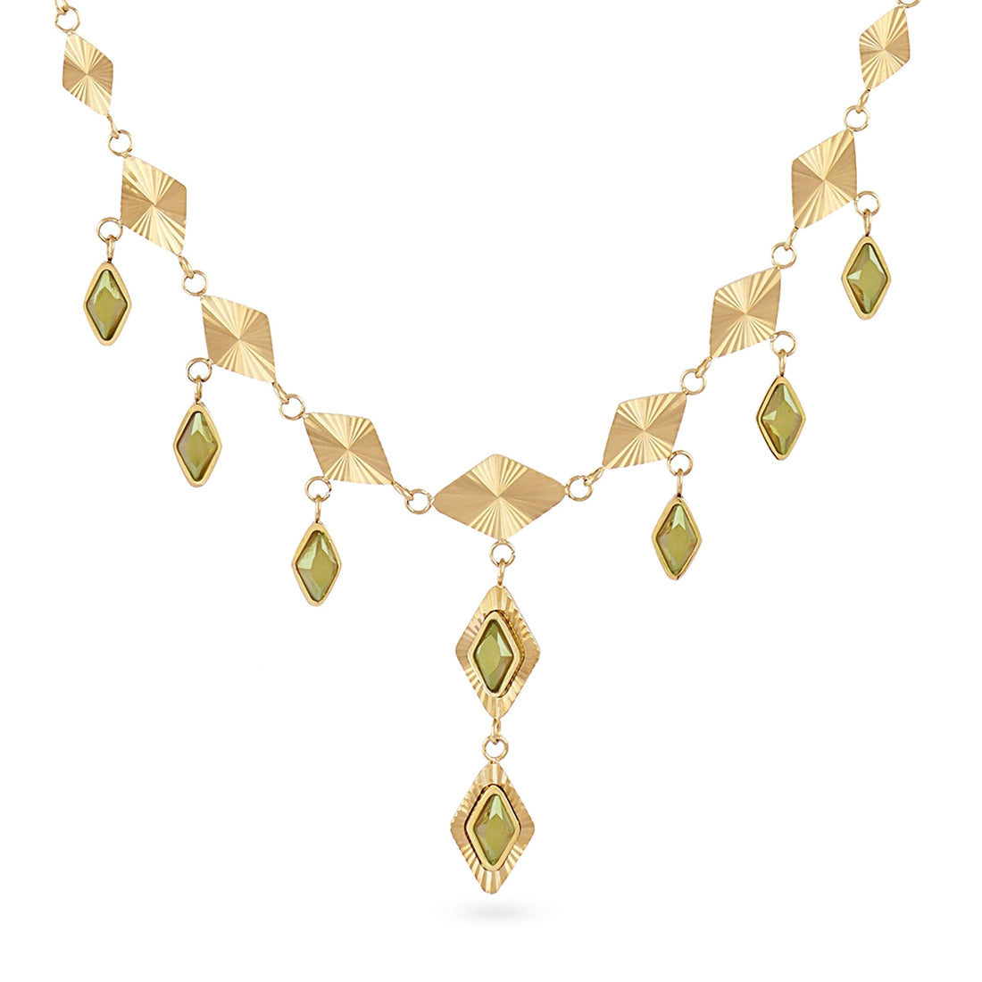 Collar Prisma festón Verde Anartxy