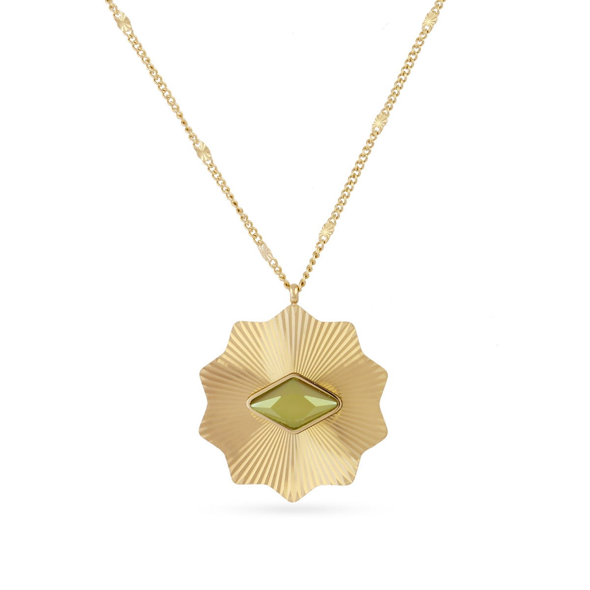 Collar Prisma solar Verde Anartxy