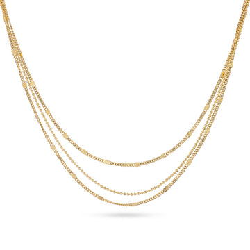 Collar Rainfall Lumira Dorado Anartxy