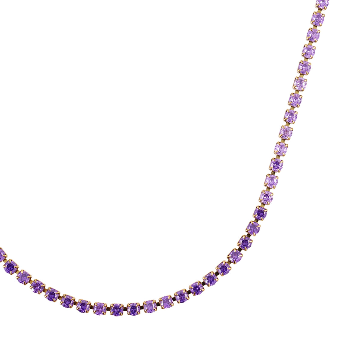 Collar Sparkle Bright Morado Anartxy