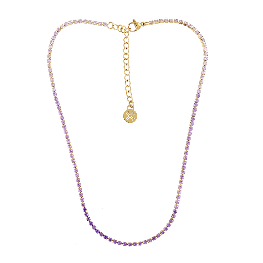 Collar Sparkle Bright Morado Anartxy