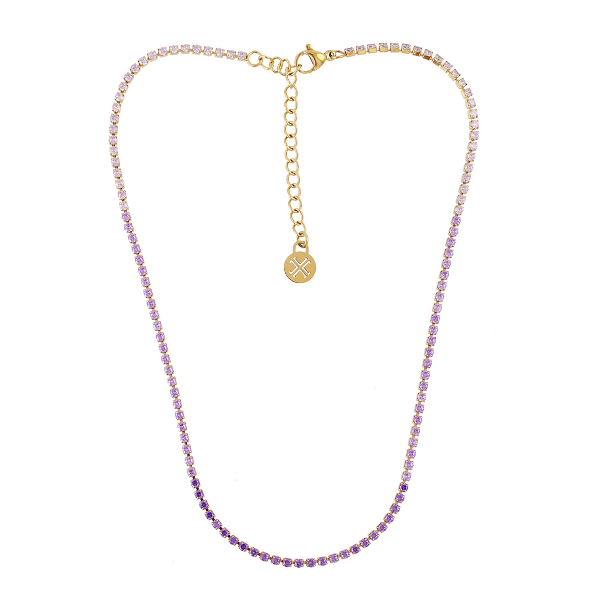 Collar Sparkle Bright Morado Anartxy